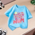 thumbnail image 4 of Girls T shirts Short Sleeve Crewneck Cartoon Letter Print Graphic Tees Casual Loose Stylish Cute T-Shirts for Girls Size 8-10Y, 4 of 4