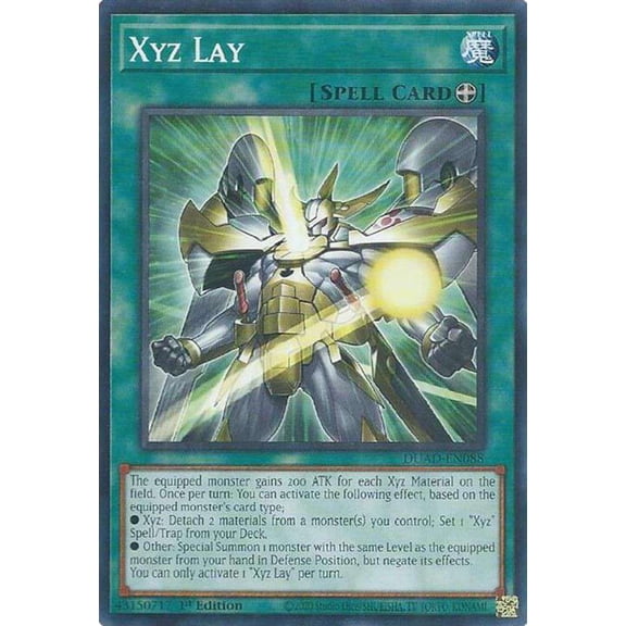 YuGiOh Duelist's Advance Common Xyz Lay DUAD-EN088