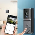 thumbnail image 4 of InsCrazy Security Doorbell Camera for Home, Smart Doorbell Smart Wireless Remote Video Doorbell Intelligent Visual Doorbell Home HD Night Vision Wifi Security Active Wake-up Door Doorbell, 4 of 8