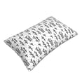thumbnail image 5 of LNWH Rectangle Pillow Cover, Japan Bamboo Element Pattern Cushion Covers Pillowcase for Couch Bedroom Sofa, 20"x30", 5 of 8