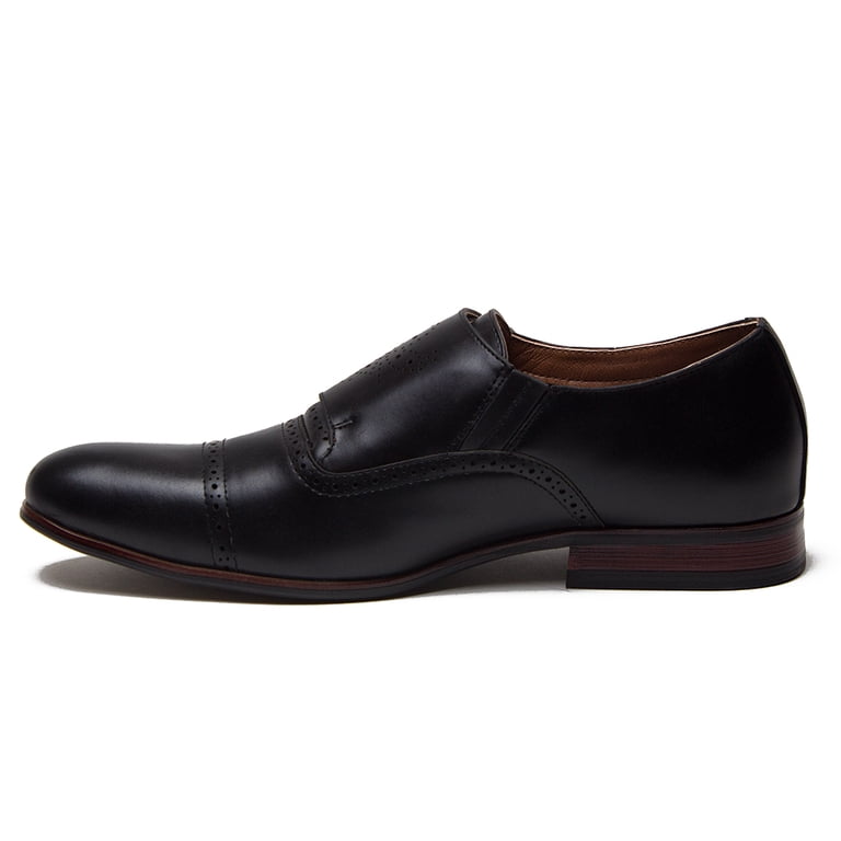 Ferro Aldo Men's 19396 Double Monk Dual Buckle Straps Cap Toe Dress Loafers  Shoes - Walmart.com