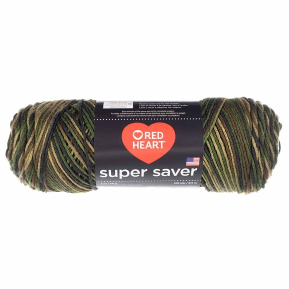 Craft County Size 4 (Medium) Acrylic Fiber Yarn - Machine Washable - Knit or Crochet with Many Pattern and Color Options