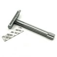 thumbnail image 2 of Parker SoloEdge Single Edge Safety Razor With 100 Parker Platinum Single Edge Blades, 2 of 5