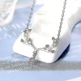 thumbnail image 2 of 2 piezas de collar con colgante de dama de cobre para mujer, regalo de Navidad, collar, joyería para mujer, 2 of 3