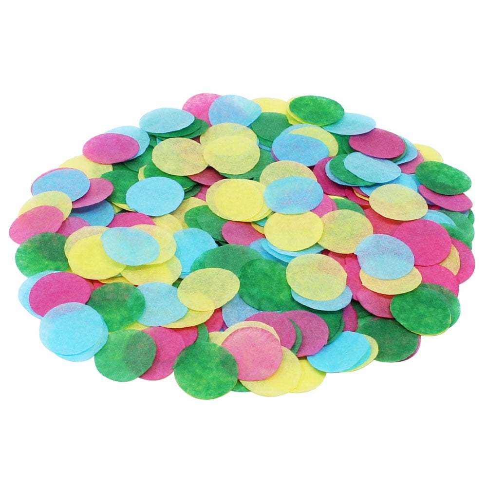 Just Artifacts 18-Grams Tissue Paper Confetti Circle Dots Party Pack (Happy - Walmart.com