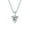 A, variant on Rbaofujie Life Tool Love Zirconia Earrings Women's Ring Heart Pendant Necklace Separate Three Ring Pro Silver