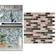 thumbnail image 4 of Pelar y 3D mármol autoadhesivo para salpicaduras 12 "x 12" impermeable a prueba de aceite para cocina, , encimera, ej estilo 3 perfecl Azulejos para salpicaduras, 4 of 8