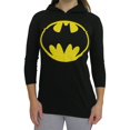 thumbnail image 2 of Batman Signal Women's Hooded Long Sleeve T-Shirt-Large, 2 of 5