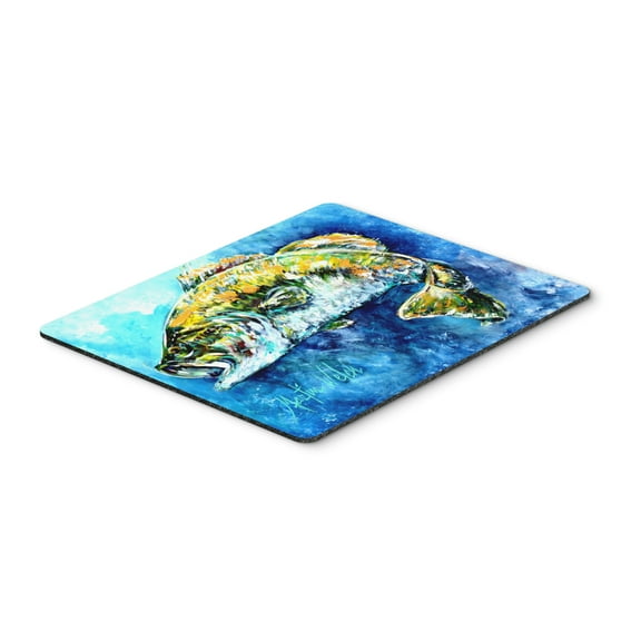 Carolines Treasures MW1210MP Bobby Bass Mouse Pad Hot Pad or Trivet Large multicolor
