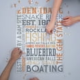 thumbnail image 3 of Eden, Idaho, Rustic Typography (1000 Piece Puzzle, Size 19x27, Challenging Jigsaw Puzzle for Adults and Family, Made in USA), 3 of 4