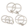 thumbnail image 4 of Beaupretty 6Pcs Clothes Buckle Clips Alloy Rings for T Shirts Scarves and Shawls, 4 of 6