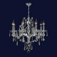 thumbnail image 2 of Worldwide Lighting Lyre Polished Chrome Traditional Chandelier w/ 8 Light 40W - W83118C26-SM, 2 of 5