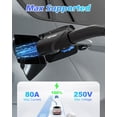 thumbnail image 2 of Adaptador de carga EVDANCE NACS a J1772 80A 250V para Tesla, 2 of 9