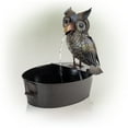 thumbnail image 3 of Alpine Corporation Metal Owl on a Tin Country Fountain, 23 Inch Tall, 3 of 12