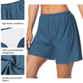 thumbnail image 5 of Firpearl Women's Swim Board Shorts Sport Boyleg Trunk Swimwear Bottom, 5 of 7
