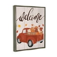 thumbnail image 3 of Stupell Industries Welcome Country Pumpkin Truck Graphic Art Luster Gray Floating Framed Canvas Print Wall Art, Design by Jo Taylor, 3 of 6