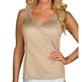 thumbnail image 1 of Women's Shadowline 2410 Princess Wide Strap Camisole (Nude 42), 1 of 4