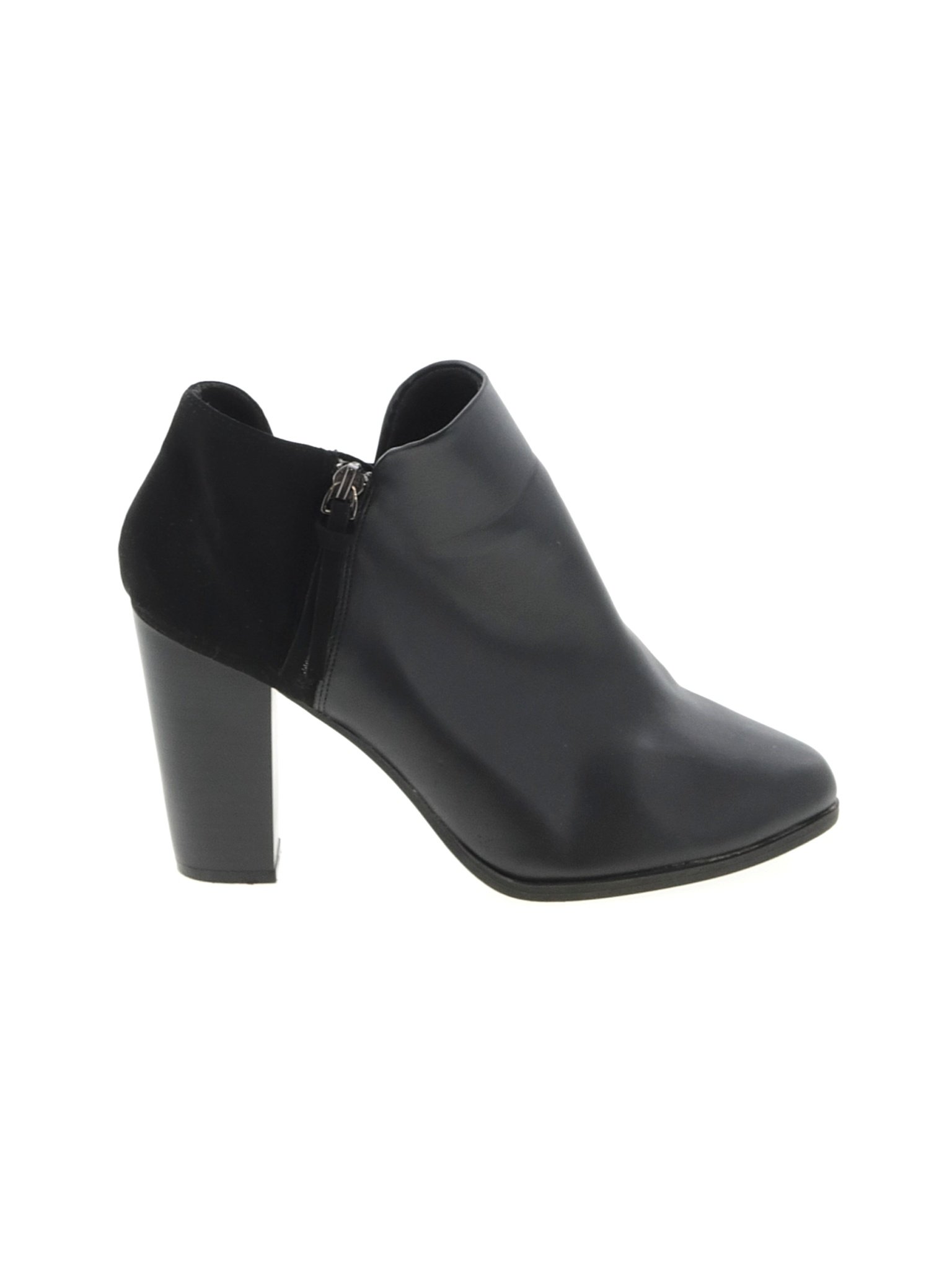 fioni black booties