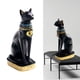thumbnail image 4 of Estatua de gato del antiguo Egipto, 24 cm de alto, figura de resina coleccionable, modelo para el hogar. S, 4 of 9