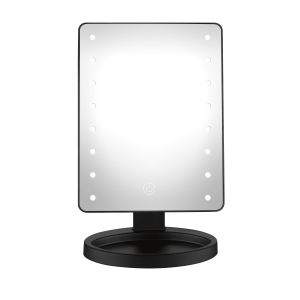 Conair Reflections LED Lighted Vanity Makeup Mirror, Black