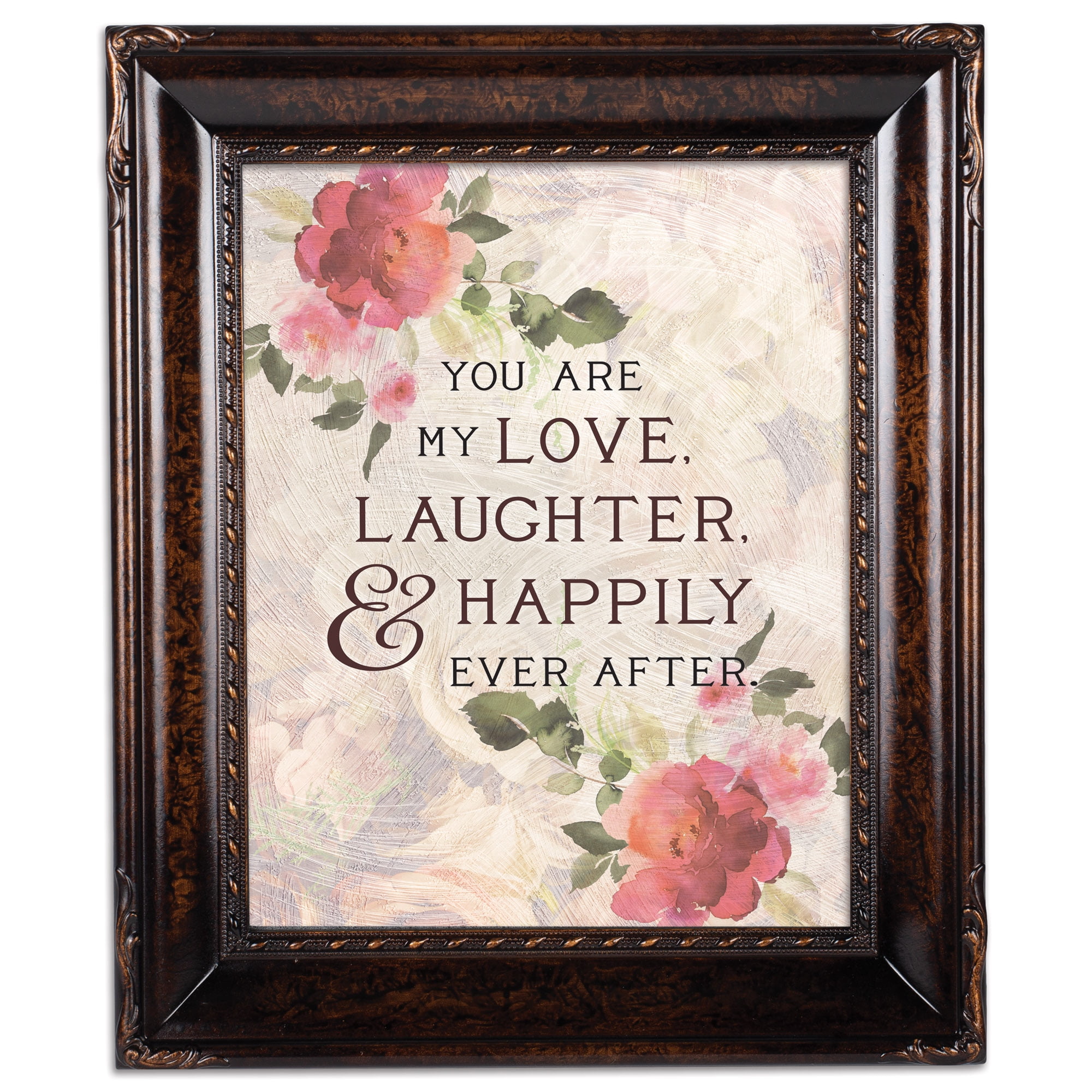 My Happily Ever After Amber 8 x 10 Rope Trim Wall And Tabletop Photo Photo Frame