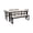 Black with Paper Birch, variant on DuroGreen Park City 72" Rectangular 6-Pc Outdoor Dining Set, 1 Table/1 Bench/4 Chairs Made with All-Weather Tangent Sustainable Lumber, High End Patio Furniture, Black with Natural Teak
