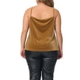 thumbnail image 3 of Agnes Orinda Velvet Camisole for Women's Plus Size Adjustable Strap Lace Sleeveless Cami Tank Tops, 3 of 5