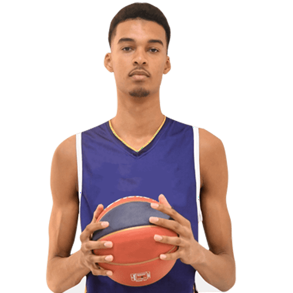Victor Wembanyama (Ball) Half Body Buddy Cutout