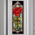 thumbnail image 1 of Cuadros Decorativos Pintura de diamante 5D DIY Taladro redondo completo Rose Vidrieras Decoración para el hogar (Y935) Wdftyju embutido en tela, 1 of 7