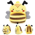 thumbnail image 2 of Mochila para niños Bolsa de guardería para jardín de infantes Bolsa de escuela de animales de dibujos animados lindo para -Bee JFHHH pequeña, 2 of 5