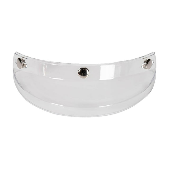 Visera para casco de motocicleta Shamjiam con 3 protectores retro a presión transparente
