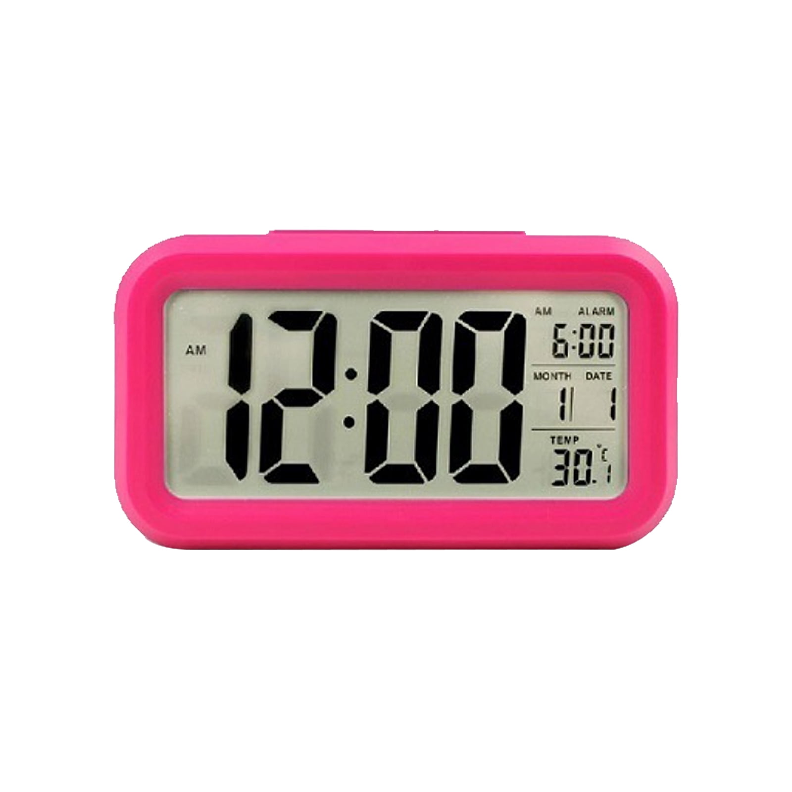 PersonalhomeD Digital Alarm Clock,Battery Operated Small Desk Clocks