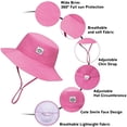 thumbnail image 2 of Gorro solar infantil de 55 cubos, 0-6 meses, UV50+, de secado rápido, 2 of 6