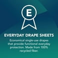 thumbnail image 3 of Encore General Purpose Drape White 40 W X 48 L Inch 9810824 100 per Case, 3 of 5