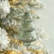 thumbnail image 5 of Bolas navideñas verdes flocadas | Juego de adornos navideños de espuma de 8 cm | Paquete de 6 adornos navideños para el hogar y fiestas, 5 of 5
