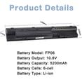 thumbnail image 3 of Laptop Battery for HP Probook 440 445 450 455 470 G0 G1, ElitePad 900 G1 Series Notebook FP06 FP09 707616-141 707617-421 H6L26AA HSTNN-LB4K HSTNN-YB4J HSTNN-W92C HSTNN-W93C HSTNN-W95C HSTNN-W99C, 3 of 8