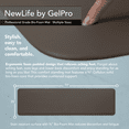 thumbnail image 2 of GelPro NewLife Professional Grade Anti-Fatigue Kitchen & Office Comfort Bio-Foam Mat with Non-Slip Bottom for Health & Wellness, 20X72, Stone, 2 of 4