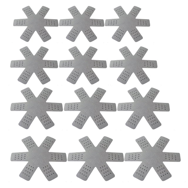 TIELUTT Pack of 12 Pan Protectors Pot Protectors Pan Protectors Stacking Defence 4 Different Sizes Dining Room Table Setting Place Mats for 4 round Table Mats 6 Kitchen Table Mats Plate Mats for Dini