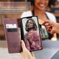 thumbnail image 4 of CaseMe for iPhone 14 Pro Max, Wallet Case Soft PU Leather Flip Case Magnetic Stand Flip Protective Cover Leather Case with ID & Credit Card Slots Holder Case-Wine Red, 4 of 8