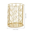 thumbnail image 2 of OUNONA 1Set Rose Gold Iron Wire Makeup Brush Stand for Different Scenes, 2 of 8