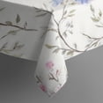 thumbnail image 5 of Pioneer Flower Floral Print Pattern Square Tablecloth,Waterproof Square Table Cover,Wipeable Spillproof Washable Table Cover for Home Kitchen Party Decor 42"X42"(107x107cm), 5 of 6