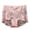 Hot Pink, variant on Hfnxid Womens Underwear Sexy Boyshorts Panties Lace Full Coverage Boxer Briefs with Criss Cross Back