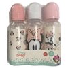 BABY BOTTLE SET 3 - GIRLS - DISNEY MINNIE MOUSE - VINTAGE PALE PINK - 9 BPA FREE