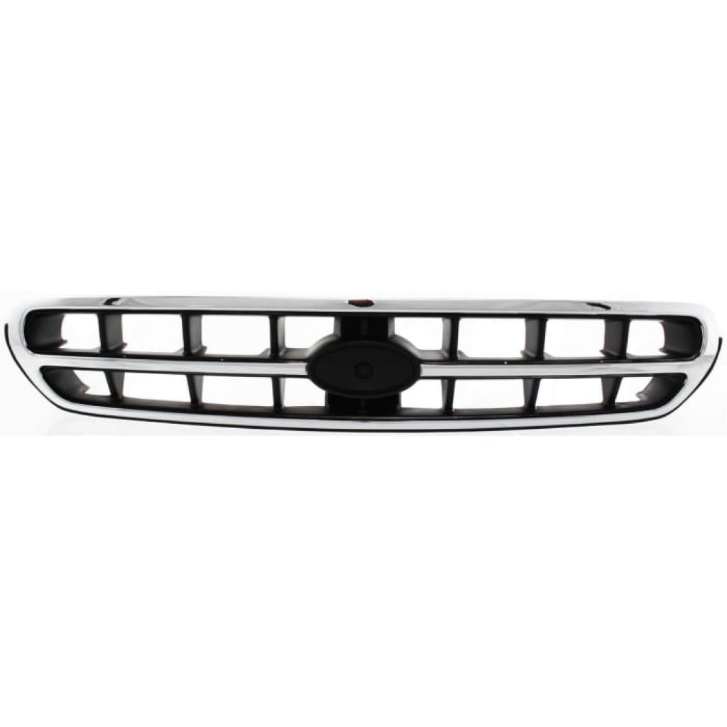 MR607481 Plastic MI1200226 For Mitsubishi Montero Sport Grille Assembly 2000 2001 Painted Black Shell and Insert