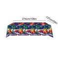 thumbnail image 3 of Dvkptbk plastic tablecloth 108 X 54 Inches Soccer-Themed Party Tablecloth and Soccer Patterns Celebration Decor and Game Day Atmospheres Setting, 3 of 6
