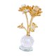thumbnail image 2 of Lotus Flower Figurine Artwork Collectible para Mantels Bookshelves Aniversario Amarillo, 2 of 8
