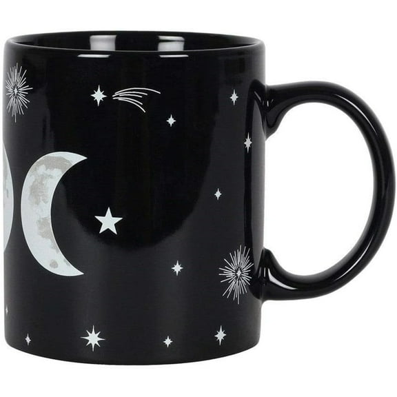 Triple Moon Ceramic Coffee Mug 11 oz
