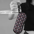 thumbnail image 5 of Sikiie Rose Flowers Sunglasses Soft Case Neoprene Zipper Eyeglass Case, Zipper Portable Spectacle Cases for Men Women, 5 of 6