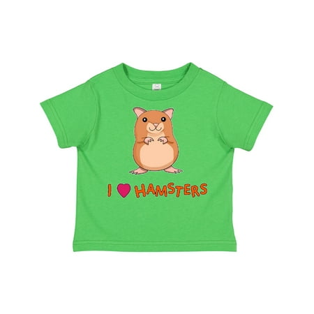 

Inktastic I Love Hamsters Gift Toddler Boy or Toddler Girl T-Shirt