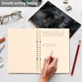 thumbnail image 4 of FORMRS 1-Subject Spiral Notebook 8" x 5" College Ruled 60 Refillable Sheet A5 Hard Cover, 2 Pack, Gray Sky Pattern, 4 of 7
